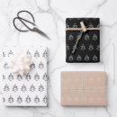 Search for black and white christmas gift wrap Tree