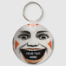 Search for clowns rounded key rings Carnival
