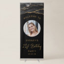 Search for 21st birthday black gold party decor Chic