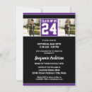 Search for class 2024 graduation invitations Black