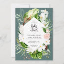 Search for gold geometric baby shower invitations Tropical