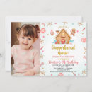 Search for gingerbread birthday invitations Gingerbread house decorating party