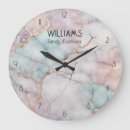 Search for pink marble clocks Minimal
