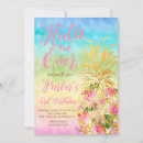 Search for hula birthday invitations Tiki