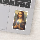 Search for funny mona lisa stickers Renaissance