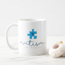 Search for puzzle piece autism mugs Support