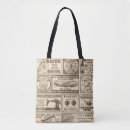 Search for newspaper tote bags Advertising