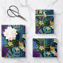 Search for paradise of wrapping paper Plumeria