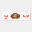 Search for pizza bumper stickers Food