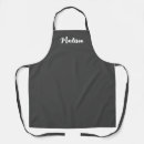 Search for grey on dark aprons For her