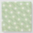 Search for green and white pattern coasters Retro