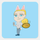 Search for bunny cat stickers Cute