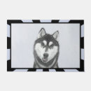 Search for siberian husky doormats Dog