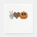 Search for funny halloween napkins Black