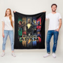 Search for black adam blankets Dc super hero