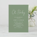 Search for green baby shower invitations Simple