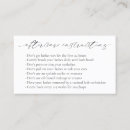 Search for care instructions business cards Elegant