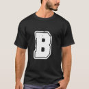 Search for capital letter tshirts Initial