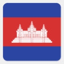 Search for cambodia flag stickers Kampuchea