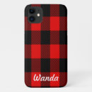 Search for loggers iphone cases Red