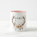 Search for floral antlers mugs Deer