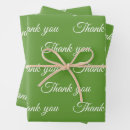 Search for thankful wrapping paper Green
