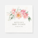 Search for pink floral napkins Modern