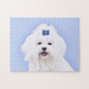 Search for maltese dog puzzles Portrait
