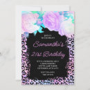 Search for iridescent birthday invitations Black