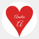 Search for valentines day monogram stickers Heart