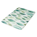 Search for green leaves bath mats Chic