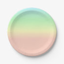 Search for pastel rainbow plates Ombre