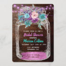 Search for hanging jar invitations Rustic