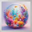 Search for coral reef posters Ocean