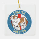 Search for english bulldog christmas tree decorations Cartoon