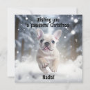 Search for puppy christmas cards French bulldog