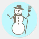 Search for blue snowman stickers Retro