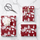 Search for polar bear christmas wrapping paper Red