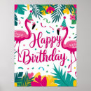 Search for birthday flamingo posters Pink