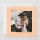Search for peach square wedding invitations Minimalist