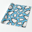 Search for penguin birthday wrapping paper Bird