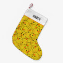 Search for duck christmas stockings Yellow