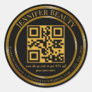 Search for gold business stickers Qr code