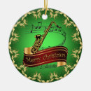 Search for saxophone christmas tree decorations Music