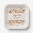 Search for floral baby shower plates Modern elegant