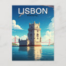Search for tower of lisbon postcards Europe