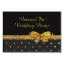 Search for reserved table cards Gold