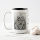 Search for black white wolf mugs Nature