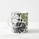 Search for jungle leaves mugs Black