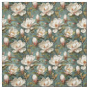 Search for teal and white pattern fabric Floral